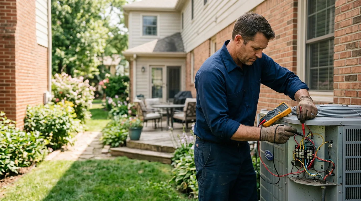 HVAC technician working near Fowler, CA